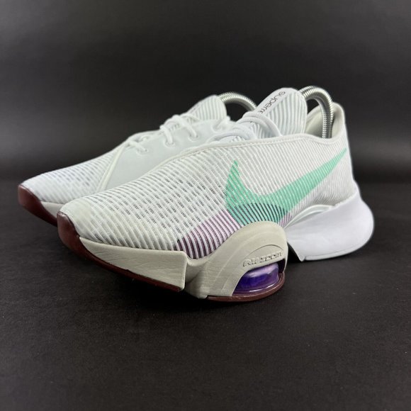 Nike Women's Air Zoom SuperRep 2 White Bronze Violet Green Shoes CU5925-135 Sz 8 - Picture 6 of 11